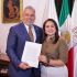 Gladyz Butanda presentó su renuncia a la Secretaría de Desarrollo Urbano y Movilidad de Michoacán ante Alfredo Ramírez Bedolla.