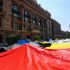 Campamento de integrantes de la CNTE