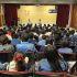 Alumnas y alumnos de secundaria participan en una charla del programa “ABC de las emociones” sobre salud mental y autocuidado.