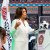 Presentación oficial de los cachitos retro de la Lotería Nacional rumbo al Mundial 2026 durante un evento realizado en México.