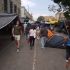 Integrantes de la Sección 22 del SNTE-CNTE colocaron casas de campaña en la capital oaxaqueña.