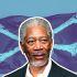 La historia de por qué Morgan Freeman lleva aretes de oro