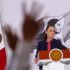 La CNTE realizó este lunes una manifestación del Ángel de la Independencia al Zócalo, y tenía la intención de llegar hasta la Plaza de la Constitución.