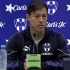 Matías Almeyda en su presentación con los Rayados de Monterrey