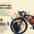 Ilustración editorial de una bicicleta construida a partir de elementos relacionados con la salud, como un corazón, pulmones y líneas de electrocardiograma.