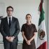 La reunión se realizó en una sede alterna a Palacio Nacional, pues debido a los bloqueos que hay en el Centro Histórico se dificulta acercarse a Zócalo de la Ciudad de México.