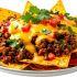 Receta de nachos con carne y queso amarillo