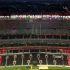 El Estadio Ciudad de México luce 211 banderas en la parte más alta del inmueble.