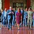 La presidenta Claudia Sheinbaum dialoga con Gianni Infantino, presidente de la FIFA.