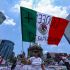 Protesta de madres buscadoras en el Ángel de la Independencia