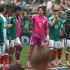 Memo Ochoa dando el discurso motivacional