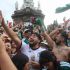 Hermanados, todos celebraron, rieron y brincaron de alegría, olvidando por un rato los días de caos
