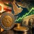 Imagen editorial sobre el avance del peso mexicano frente al dólar, impulsado por mayor apetito global por riesgo, expectativas de paz entre Estados Unidos e Irán y caída en los precios del petróleo.