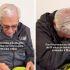 Abuelito llora por boleto que le regaló su nieta para el Mundial.
