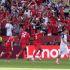 Cyle Larin celebra su primer gol en el Mundial 2026 con Canadá