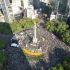 El Ángel de la Independencia dejó estampas inolvidables de los festejos de la victoria mexicana el jueves, tras la victoria en el juego inaugural del Tri 2-0 sobre Sudáfrica.