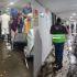 El agua sorprendió a varias personas que estaban en áreas de hospital