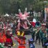 En la escalinatas del Ángel de la Independencia armaron el karaoke; cientos de voces hicieron retumbar El Rey y Cielito Lindo