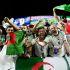 Afición de Argelia celebró con todo el empate ante Austria