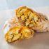 Burrito de huevo y papa hash brown