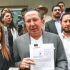 Edgar Garza y Rene Quiñonez, de la organización Que siga la Democracia