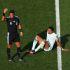 Kylian Mbappe abandonó el partido en los minutos finales.