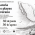 Infografía en blanco y negro sobre la Operación Salvavidas Verano 2026; muestra un mapa de México, una torre de salvavidas y las fechas del operativo, del 30 de junio al 30 de agosto.