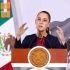 La presidenta de México, Claudia Sheinbaum, hablando en conferencia de prensa sobre la entrega a Estados Unidos del piloto de Ismael El Mayo Zambada.