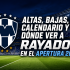 Calendario Rayados en el apertura 2026.