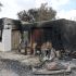 Casa devastada por incendio en Almería, España.