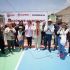 La alcaldesa Azucena Cisneros Coss inauguró obras de repavimentación y una cancha rehabilitada en Ecatepec.