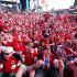 El viking row se convirtió en el fenómeno viral a lo largo de la Copa del Mundo, una forma como los aficionados apoyaban a la Selección de Noruega.