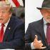 Donald Trump y Luiz Inácio Lula da Silva.