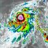 Vista satelital de la tormenta Elida