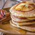 Receta de hot cakes de manzana, avena y canela