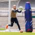 Keylor, durante el entrenamiento en el Olímpico Universitario.