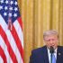 US President Donald Trump addresses the nation from the East Room of the White House in Washington, DC on July 16, 2026.     SAUL LOEB/Pool via REUTERS