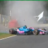 Así terminó el coche de Pierre Gasly luego de su choque en Bélgica.
