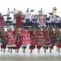OAXACA, OAXACA, 21JULIO2025.- Se llevó a cabo el primer Lunes del Cerro como parte de las actividades de la Guelaguetza 2025, donde se reúnen todos los pueblos de las 8 regiones oaxaqueñas. En la imagen, representantes de la tradición. FOTO: DANIEL AUGUSTO/ CUARTOSCURO.COM
