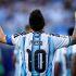 Con dedicatoria al cielo, Lionel Messi celebra su gol con la Selección de Argentina durante el Mundial 2026.