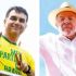 El senador tuvo un mitin en la playa de Copacabana, mientras que el presidente estuvo en el estadio municipal 1º de mayo.