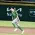 Jesús Solís recorre las bases y celebra el cuadrangular con el que México empató el juego ante República Dominicana, antes de completar la remontada que le dio el título de la Serie del Caribe Kids.