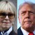 La escritora E. Jean Carroll el presidente estadounidense Donald Trump