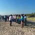 La Comisión Nacional de Áreas Naturales Protegidas, informó que 37 habitantes de la comunidad de Rancho Playa "observaron el recorrido de las crías hacia el mar.