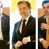 Salomón Chertorivski, presidente del Consejo Consultivo Pensando en México de MC; el consejero y exsecretario de Educación Pública, Aurelio Nuño, y Jorge Álvarez Máynez, en el encuentro.