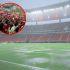 El partido entre Chivas y Xolos se retrasó más de 2 horas debido a la lluvia torrencial.