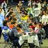 Trabajadores de la UNAM apoyaron en las tareas de supervisión de los aspirantes que presentaron su examen de control en el Palacio de los Deportes
