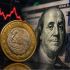 Peso mexicano se deprecia frente al dólar ante el fortalecimiento de la moneda estadounidense y la incertidumbre comercial.