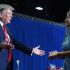 Donald Trump y Darline Graham.