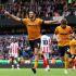 Raúl Jiménez colaboró en la goleada del Wolverhampton